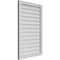Ekena Millwork Vertical Surface Mount PVC Gable Vnt: Non-Functional, w/2"W x 1-1/2"H, Brickmould Frame, 26"W x 40"H GVPVE26X4002SN - alternate 3